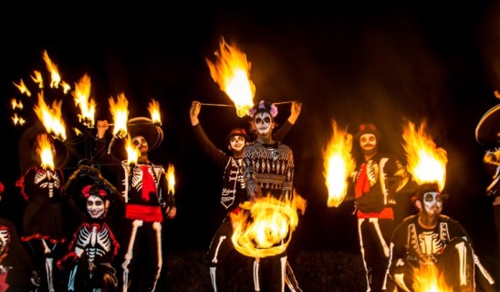 fire mexican day of the dead