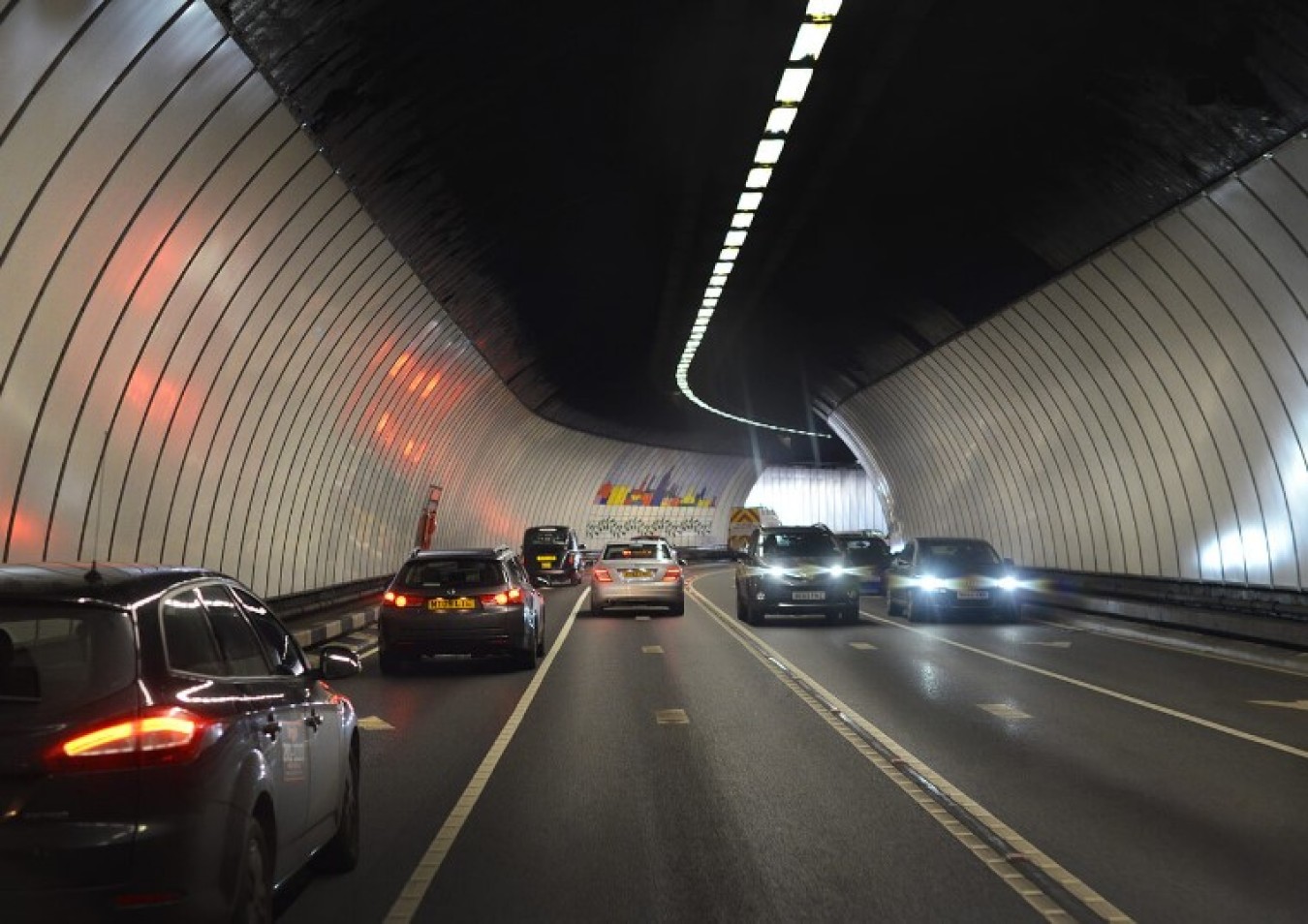 cars tunnel mersey
