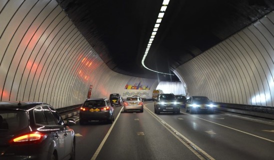 cars tunnel mersey