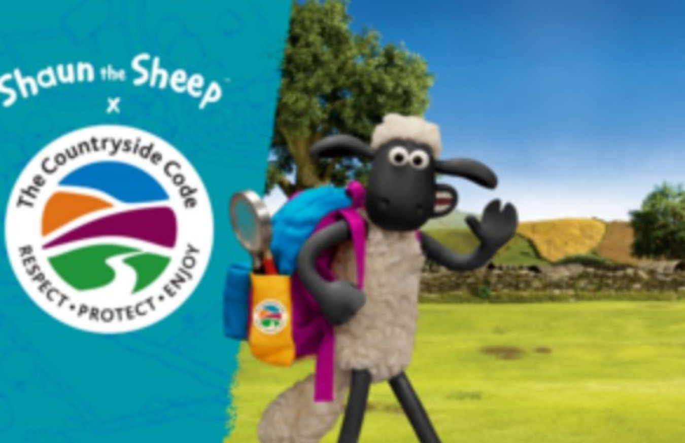 Widespread ewephoria as Shaun the Sheep Countryside Code