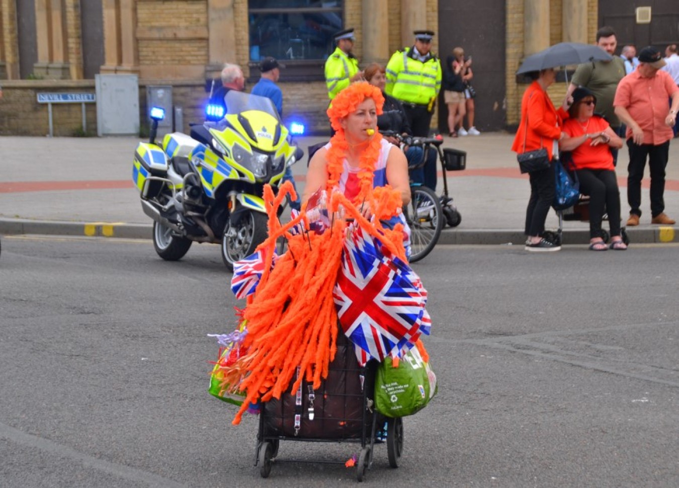 Orange Lodges Parade through Southport this morning. Video of the