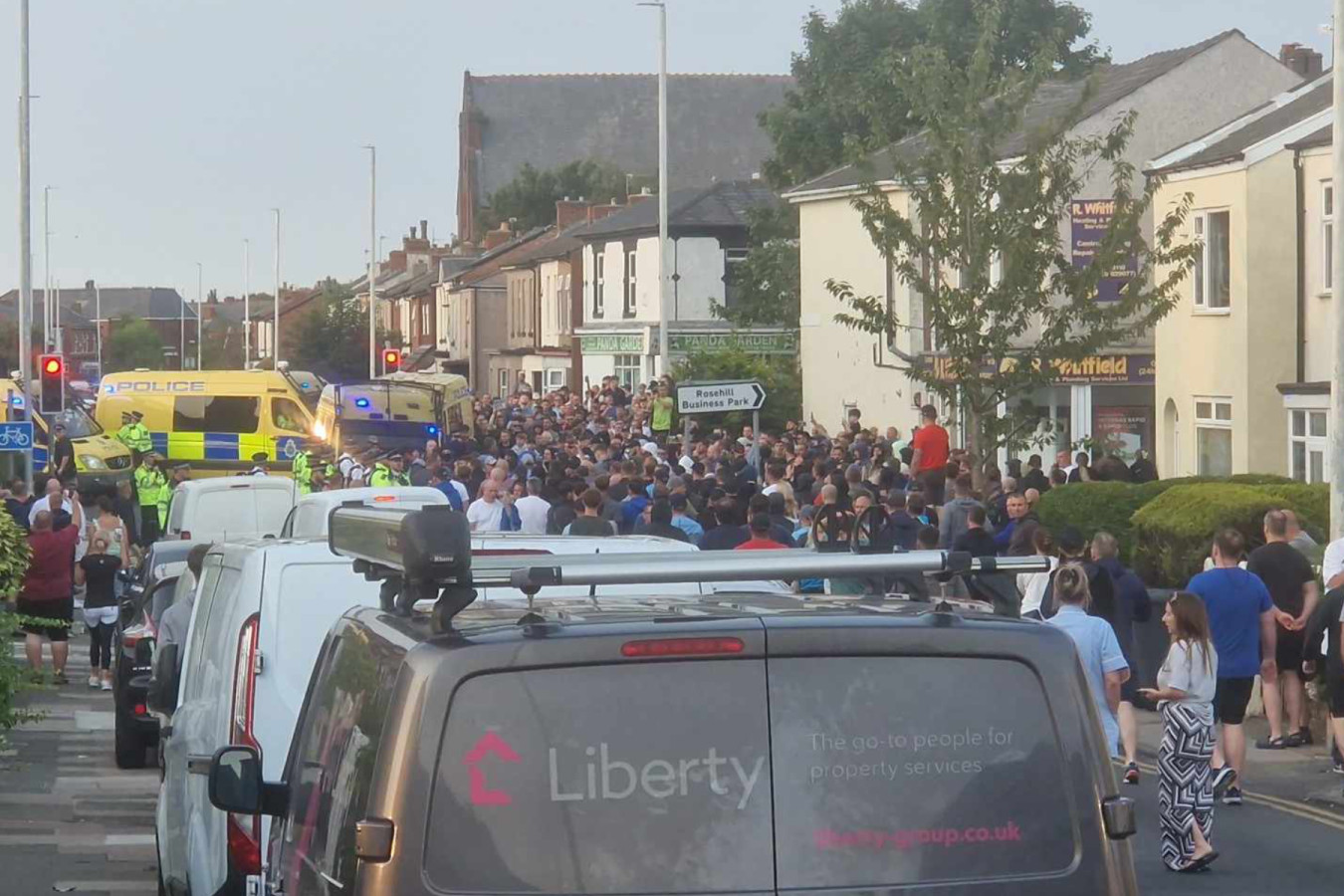 Sussex Road Mosque Protest