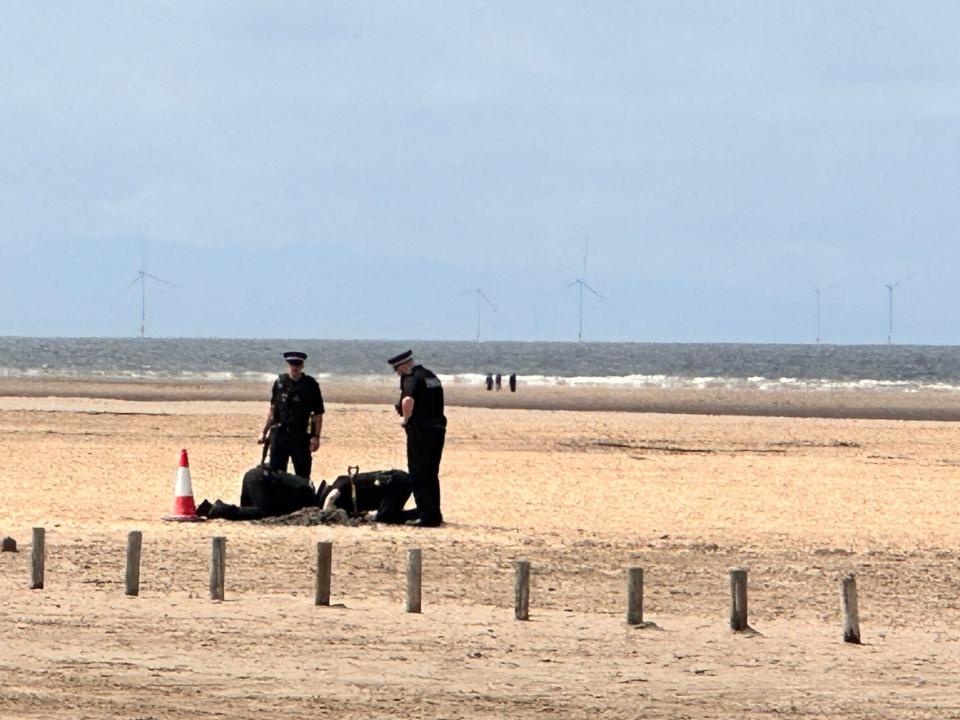 Parts of Ainsdale Beach evacuated after suspected UXB found Update