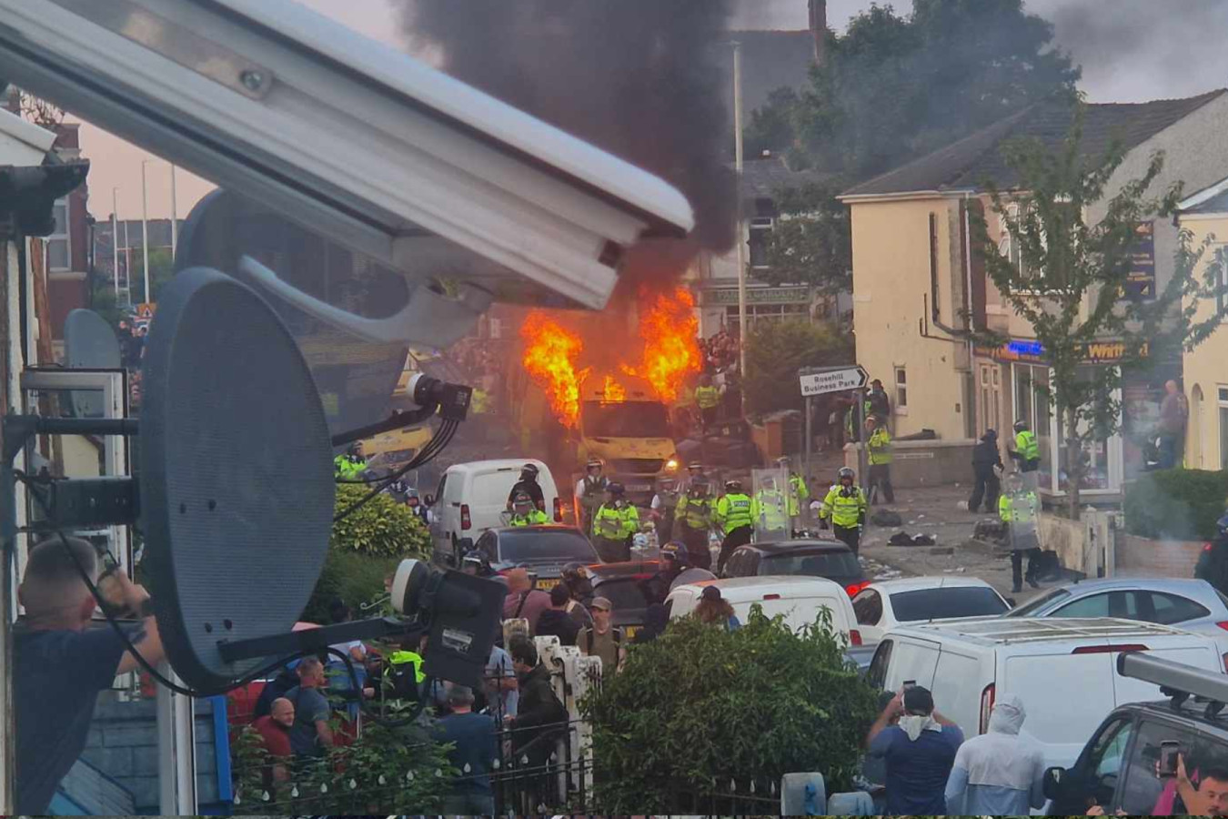 Sussex violent protest