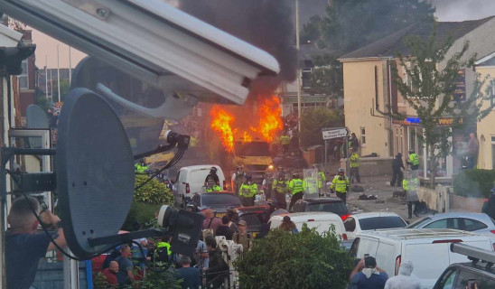 Sussex violent protest