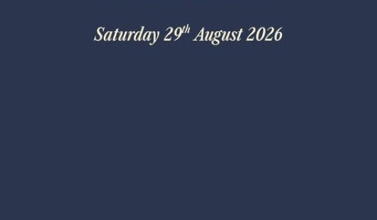 Event update poster showing date and graphic for Southport Air Show 2026 on a dark blue background.