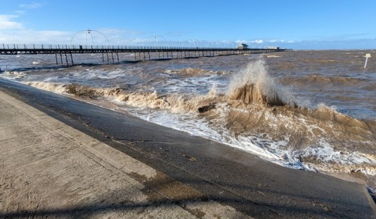 high tide